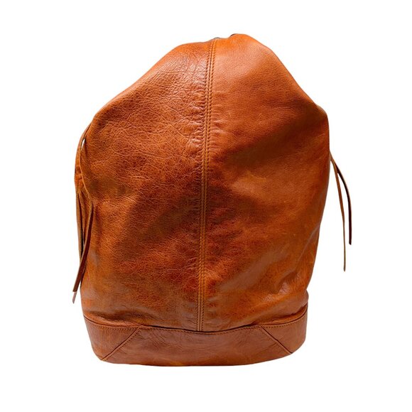 Balenciaga Brown Lambskin Leather Courier XL Shoulder Bag - Picture 2 of 16